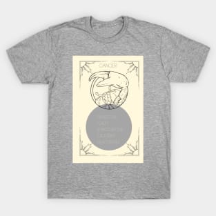 Cancer Zodiac Poster Design T-Shirt